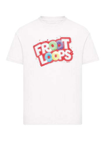 F4NT4STIC T-Shirt Kellogg's Froot Loops Breakfast Cereal Pop Art in weiß