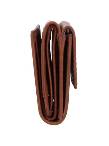 Esquire Dallas Geldbörse RFID Schutz Leder 10 cm braun
