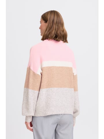 b. young BYOMEA STRIPED JUMPER 2 - KNIT Loose fit in Roseate Spoonbill Mix