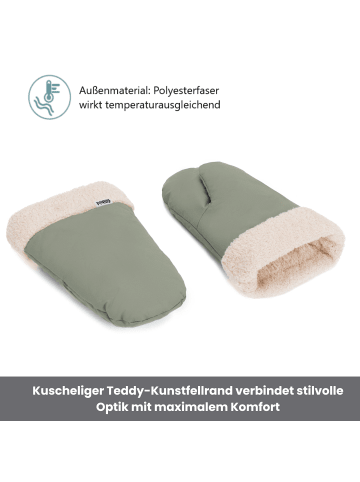fillikid Handwärmer Nuuk Teddy Exklusiv in Salbei