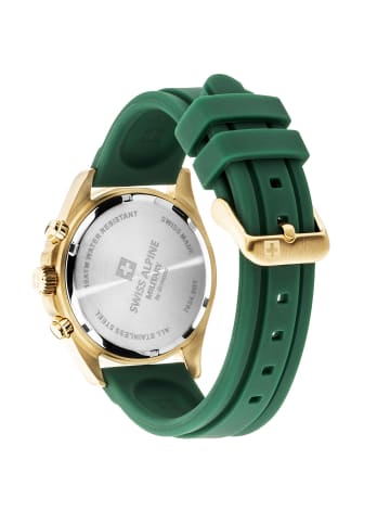 Swiss Alpine Military by Grovana Analoguhr für Herren in gold