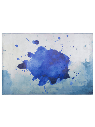 Beliani Kurzflor ODALAR in Blau/Grau - (W) 160 x (H) 1 x (L) 230 cm