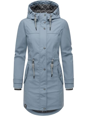 PEAK TIME Regenjacke L60042 in Smoke Blue