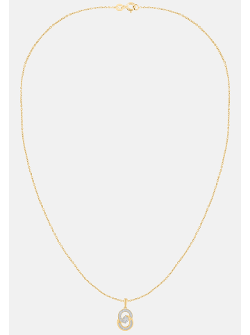 Diamant Exquis Halskette aus 375 Gelbgold mit Diamant