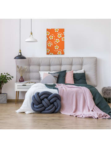 A.S. Création Leinwandbild Canvas Flower Power Orange