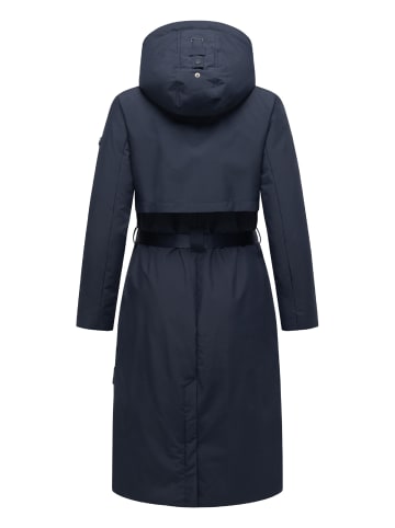 Navahoo Wintermantel Waldbummler 14 in Navy