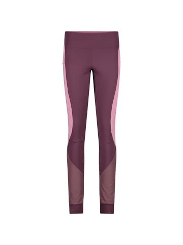 Campagnolo Outdoorhose Woman Hybrid Pant Tight in Pflaume