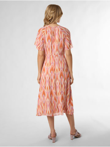 comma Kleid in orange rosa