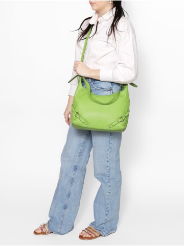 Viola Castellani Schultertasche in GREEN