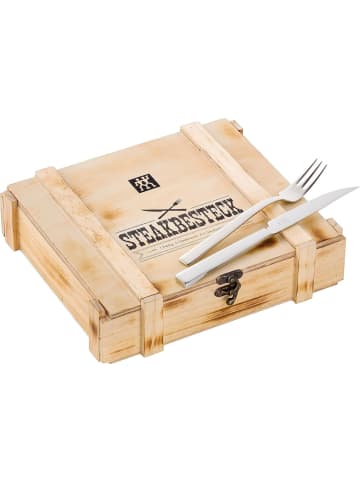 Zwilling Steakbesteck Set 12-tlg. 6 Personen Spülmaschinengeeignet 18/10 Edelstahl