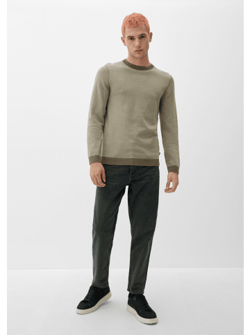 QS Pullover langarm in Braun