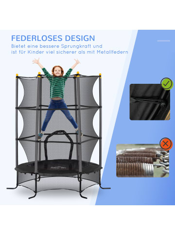 HOMCOM Kindertrampolin Ø163 x H190 cm