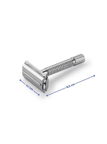 Maximex Rasierhobel Schrägschnitt / Rasierer in Grau