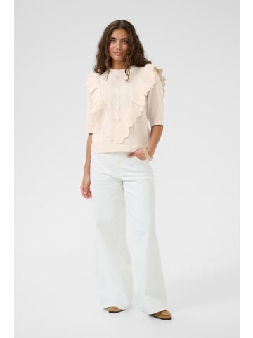 CULTURE Strickpullover CUbenni Feminine in Whitecap Melange