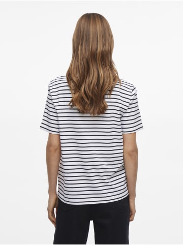 Vila T-Shirt VINora in weiß schwarz