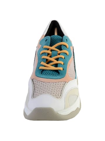 Geox D Kirya B- Sneakers – Wildleder + Mesh Blau