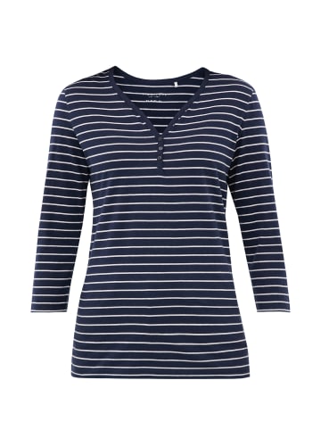 Finn Flare Langarmshirt Streifen in dark blue
