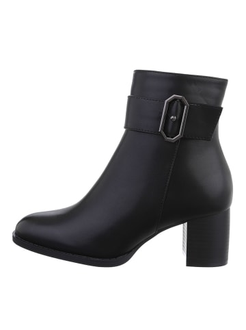 Ital-Design Stiefelette in Schwarz