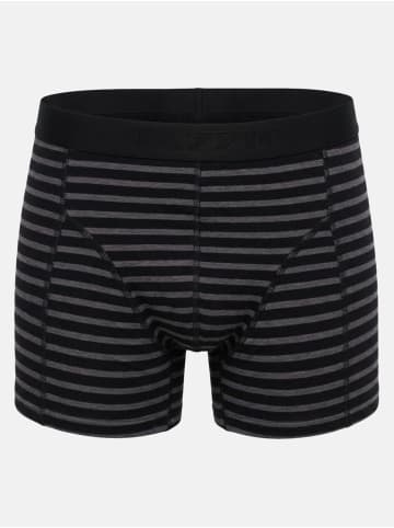 Tazzio Boxershorts 6er-Pack "BS1000" in Anthrazit/Schwarz