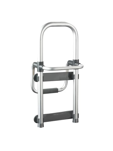 Maximex Badewannen-Einstiegshilfe Secura - verstellbar in Silbern, 25 x 53 x 23 cm