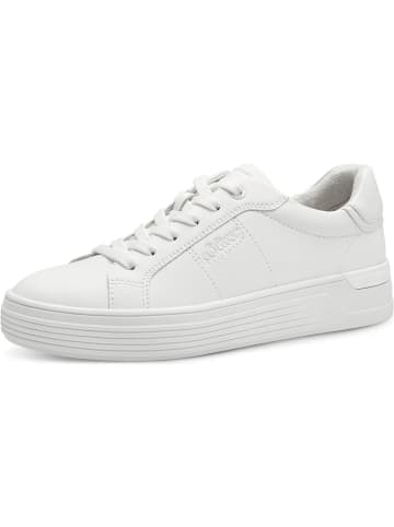 S. Oliver Schnürschuhe in WHITE UNI