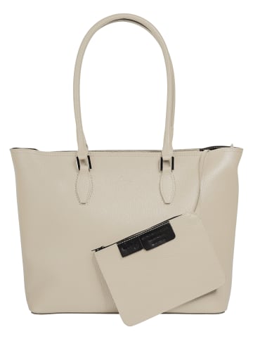 Cluty Shopper echt Leder in beige