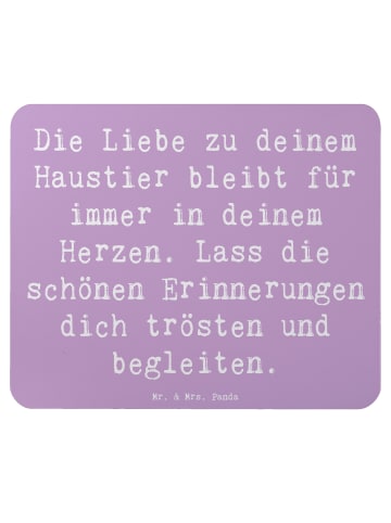 Mr. & Mrs. Panda Mousepad Spruch Trauerbewältigung Haustierverlu... in Lavendeltraum