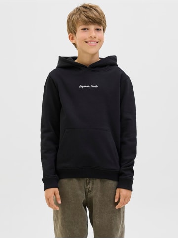 JACK & JONES Junior Kapuzenpullover in Black