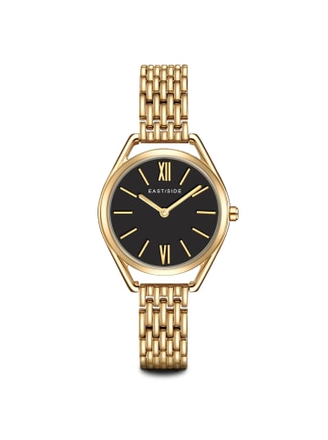 Eastside NY Quarzuhr Edison Edelstahl in gelbgold