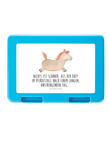 Mr. & Mrs. Panda Bento Box Pferd Springen mit Spruch in Weiß