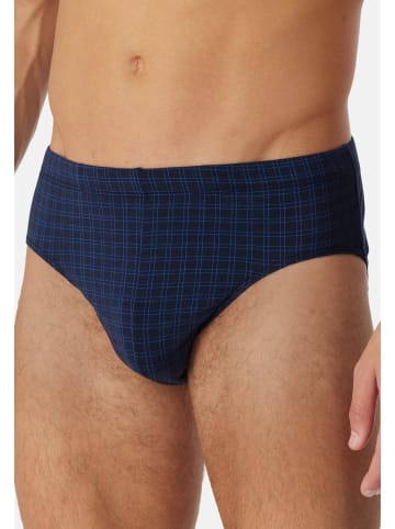 Schiesser Mini Slip / Unterhose Cotton Casual Organic Cotton in Dunkelblau