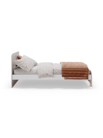 CALICOSY Bett LOU in Creme - (W) 195,4 x (H) 90/45 x (L) 106,5 cm