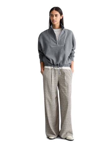 Marc O'Polo DENIM Half-Zip-Sweatshirt relaxed in Asphalt Melange