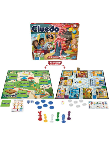 Hasbro Gaming Cluedo Junior 2-seitiges Spielbrett Detektivspiel 4+
