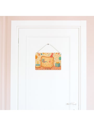 Mr. & Mrs. Panda Holztafel Toast Party Design ohne Spruch in Weiß