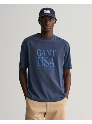 Gant T-Shirt in evening blue