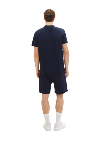 Tom Tailor Kurze Jogginghose Sweat Basic Jogger Shorts in Dunkelblau