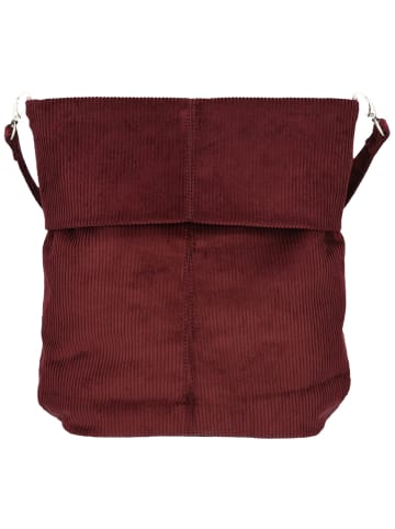 Zwei Handtasche Mademoiselle M12 in Cord-Bordeaux