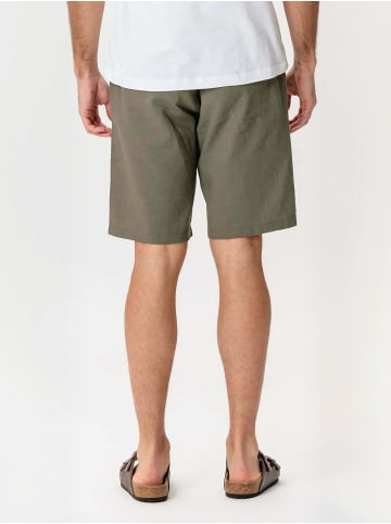 TeeShoppen Shorts Linen Blend in Army