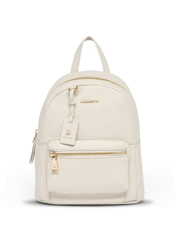 Lazarotti Bologna Leather City Rucksack Leder 27 cm in cream