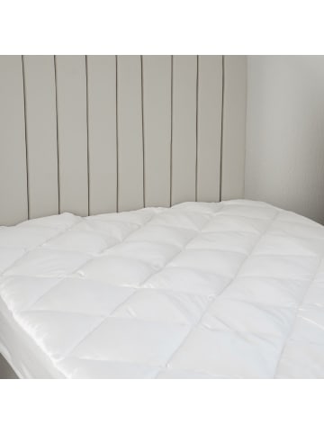 Almina Premium Bettdecke 135x200cm Microfaser Steppdecke - Komfortables in Weiß