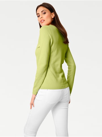 Heine V-Ausschnitt-Pullover in kiwi