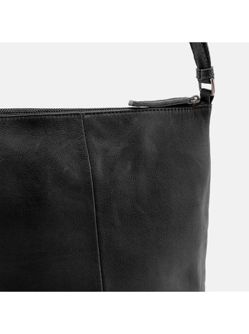 FREDs BRUDER Riffelinchen Umhängetasche Leder 23 cm in black 1