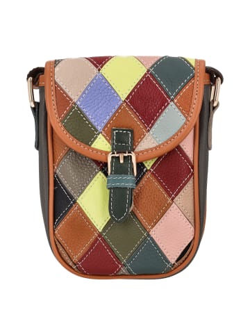 gaya Women Satchel in Lime Multicolor