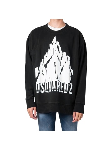 Dsquared² Schwarz Baumwolle Sweatshirt