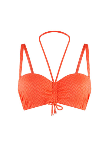 Linga Dore Linga Dore Balconette Bikini top in Hot coral