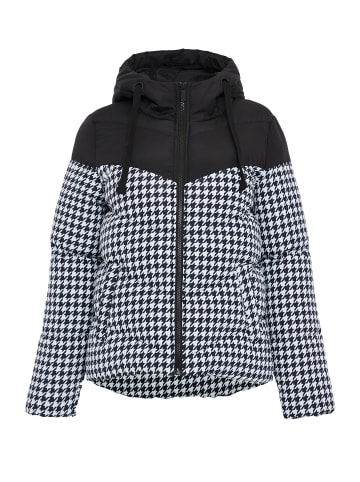 Threadbare Steppjacke THB Rummy Colourblock PaddedCoat in Black-White
