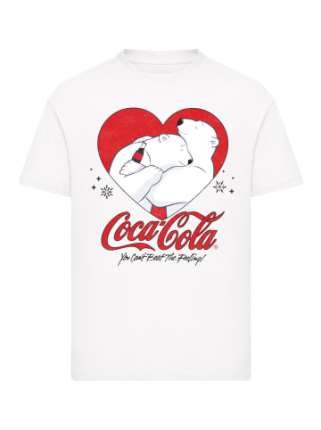 F4NT4STIC T-Shirt Coca Cola Hugging Bears in weiß