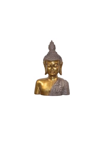 möbel-direkt Standdekoration Buddhakopf I in gold