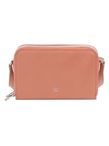 DuDu Ines Umhängetasche Leder 19 cm in rosa cipria